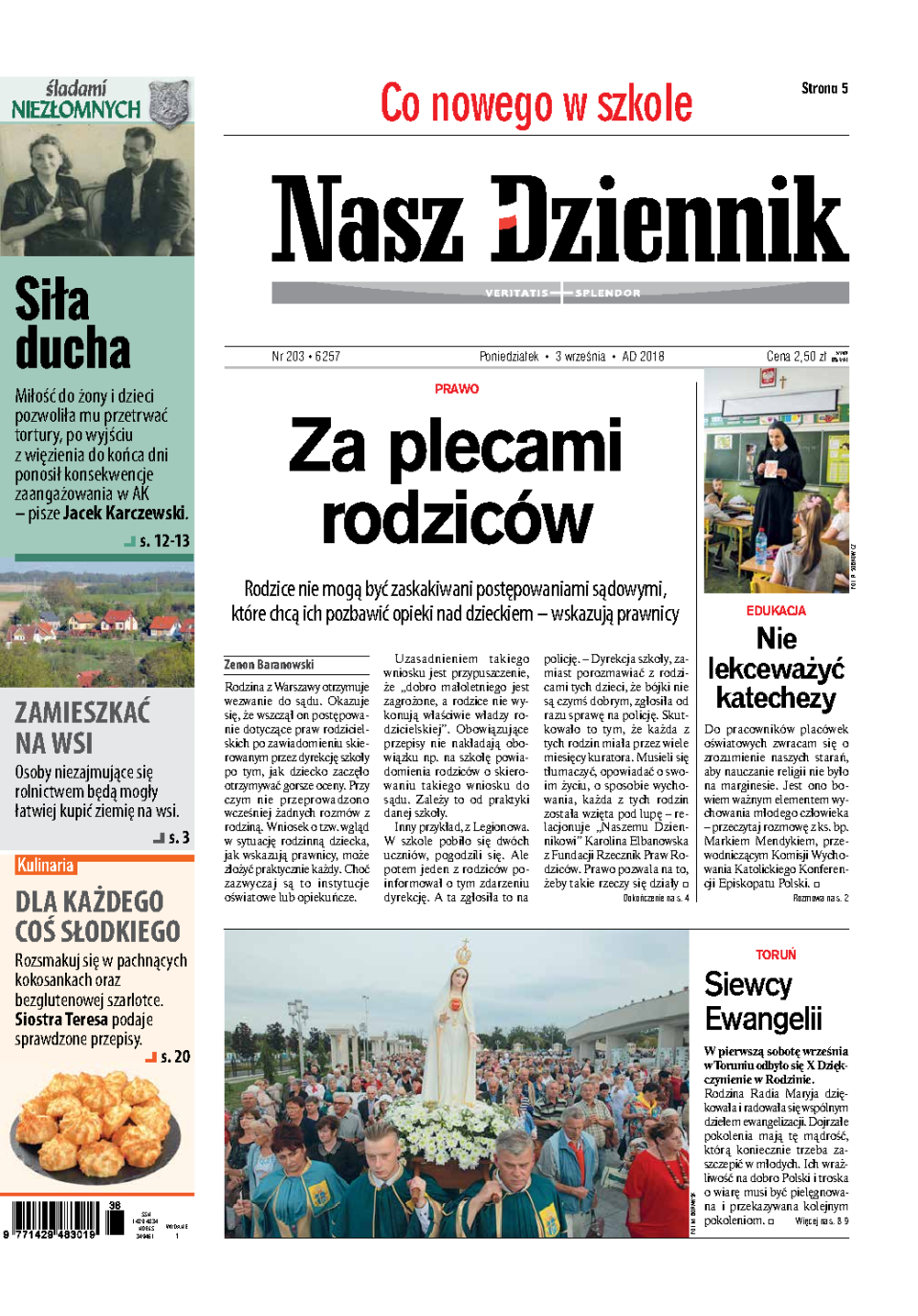 Nasz Dziennik z dnia 03.09.2018 wydanie PDF