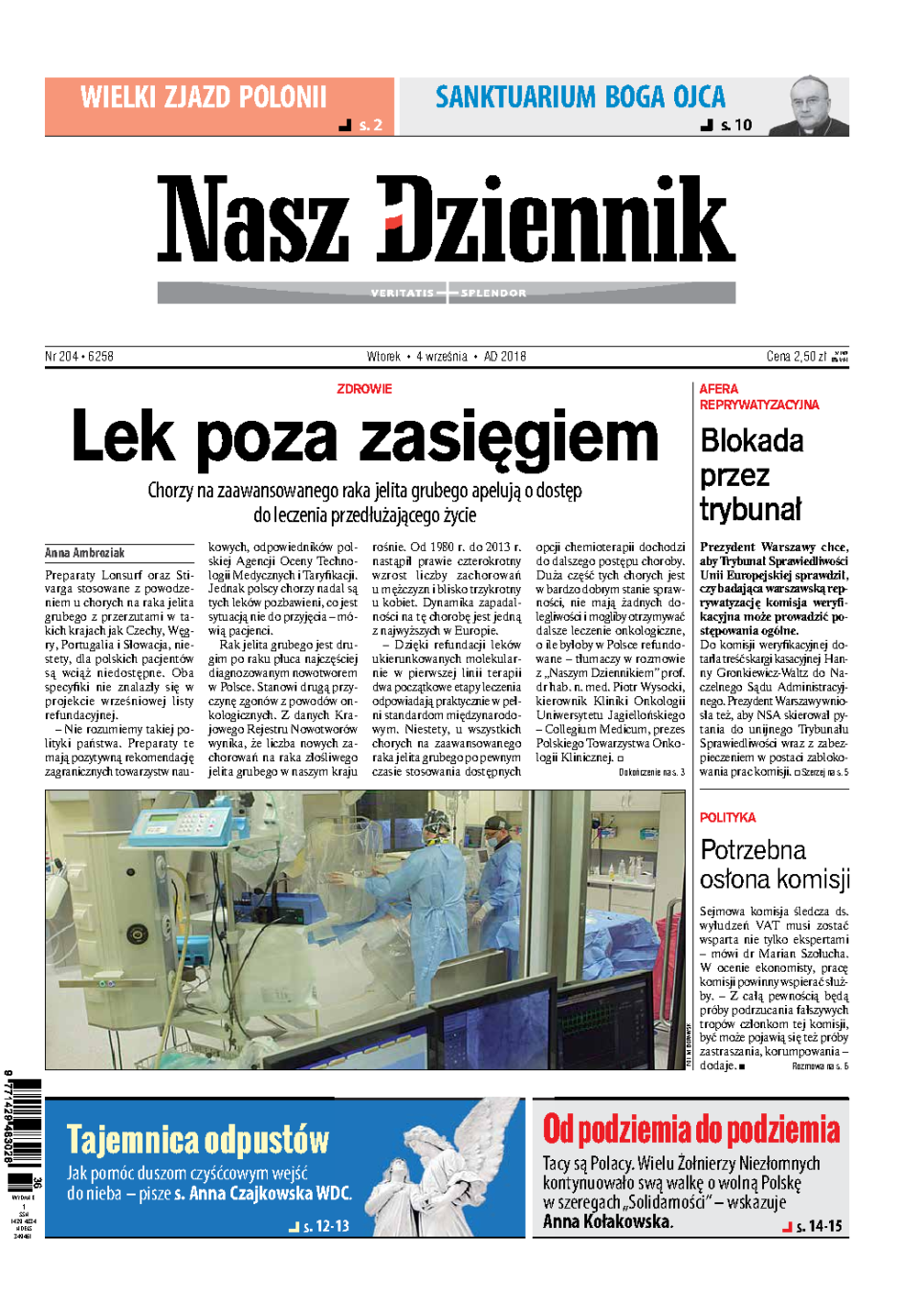 Nasz Dziennik z dnia 04.09.2018 wydanie PDF