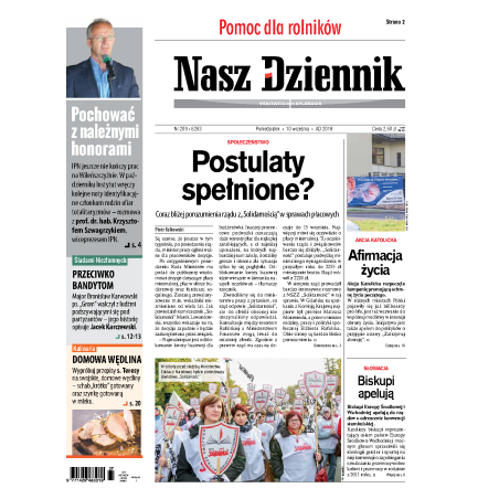 Nasz Dziennik z dnia 10.09.2018 wydanie PDF