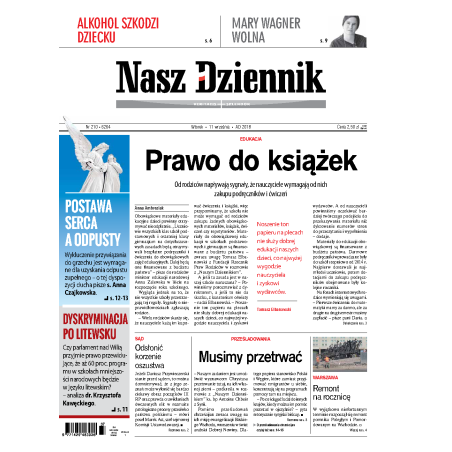 Nasz Dziennik z dnia 11.09.2018 wydanie PDF