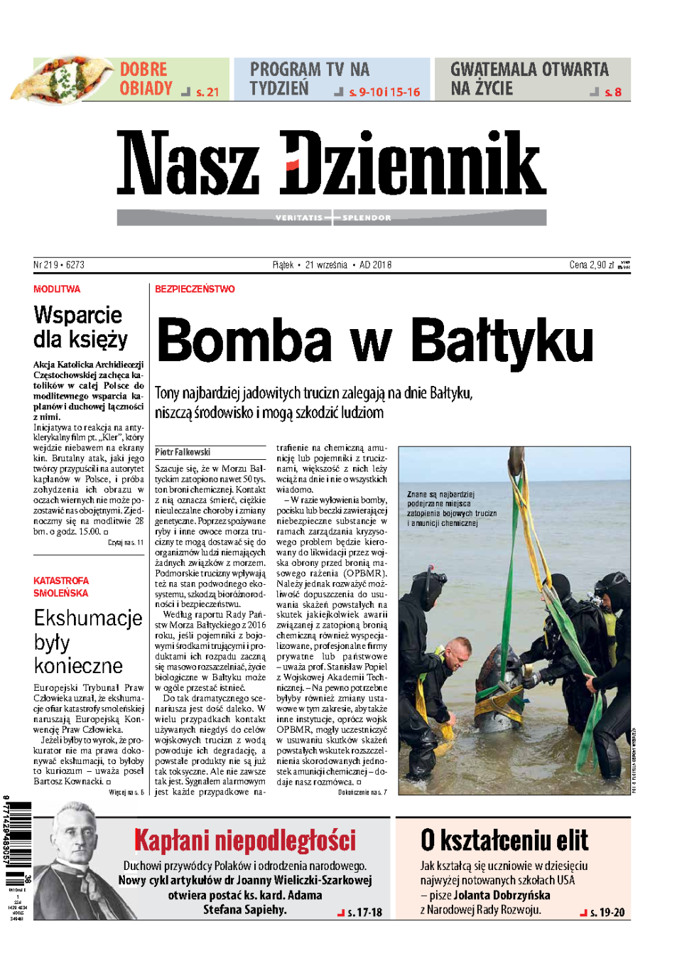 Nasz Dziennik z dnia 21.09.2018 wydanie PDF