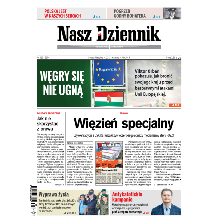 Nasz Dziennik z dnia 22.09.2018 wydanie PDF