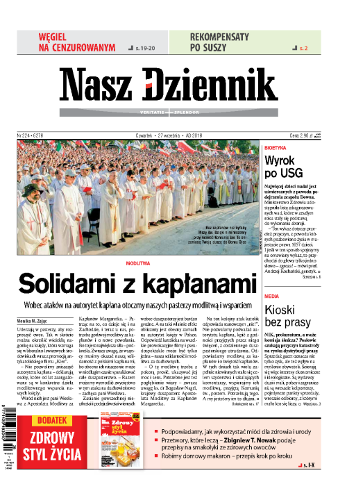 Nasz Dziennik z dnia 27.09.2018 wydanie PDF