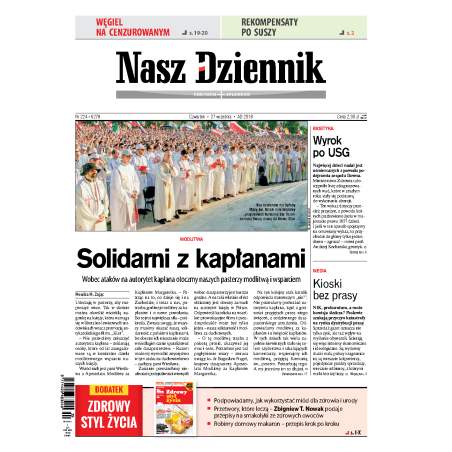 Nasz Dziennik z dnia 27.09.2018 wydanie PDF