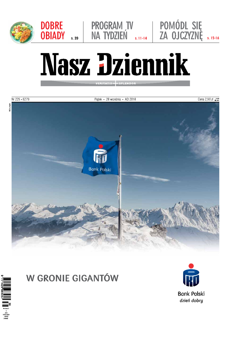 Nasz Dziennik z dnia 28.09.2018 wydanie PDF