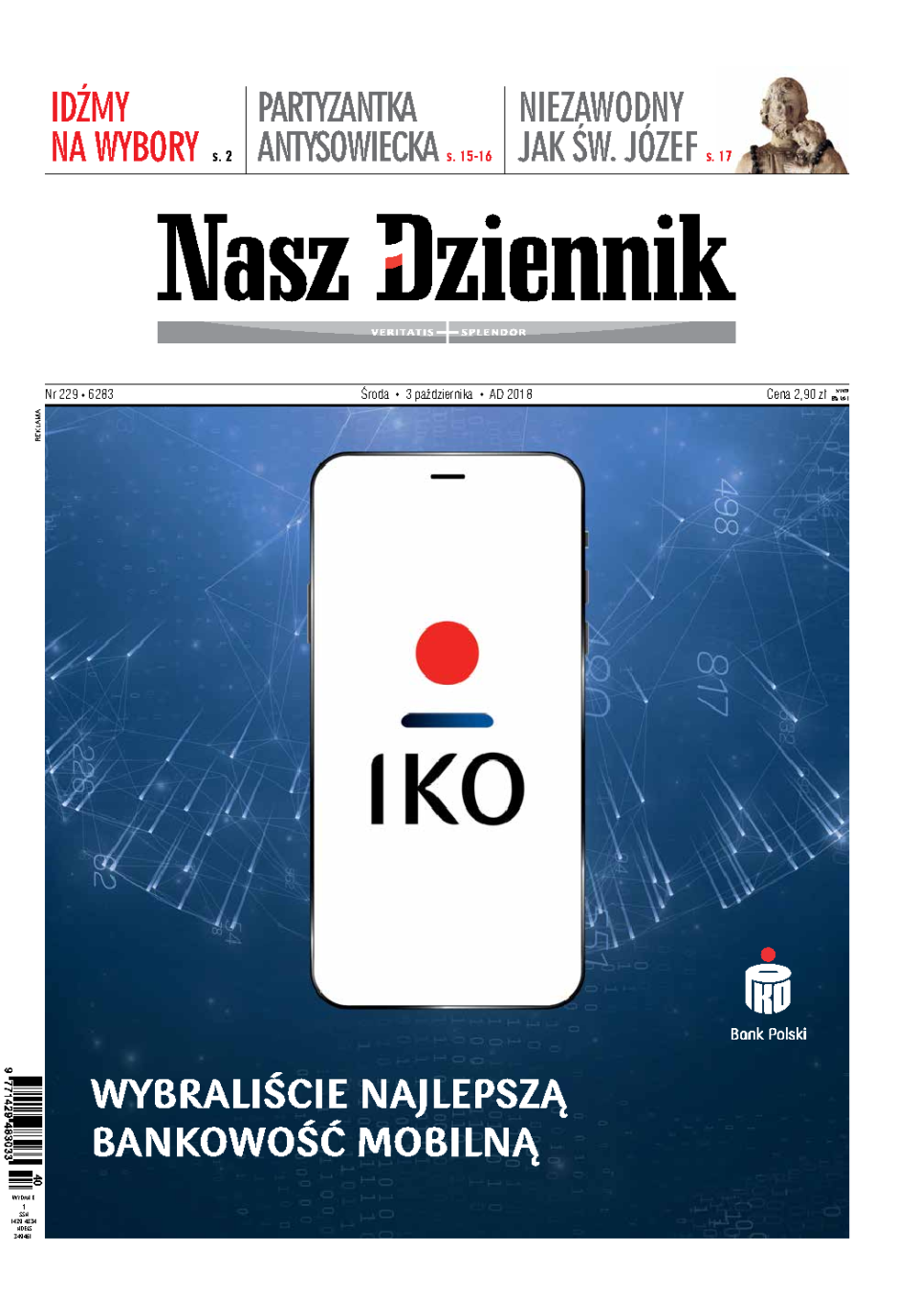 Nasz Dziennik z dnia 03.10.2018 wydanie PDF