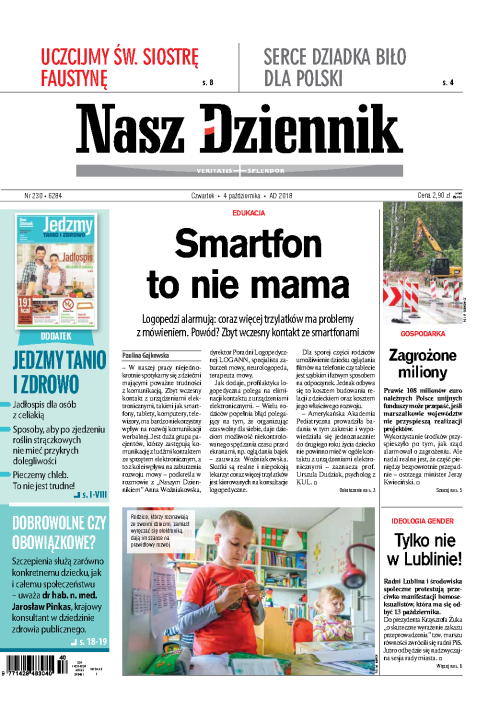 Nasz Dziennik z dnia 04.10.2018 wydanie PDF