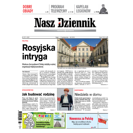 Nasz Dziennik z dnia 12.10.2018 wydanie PDF