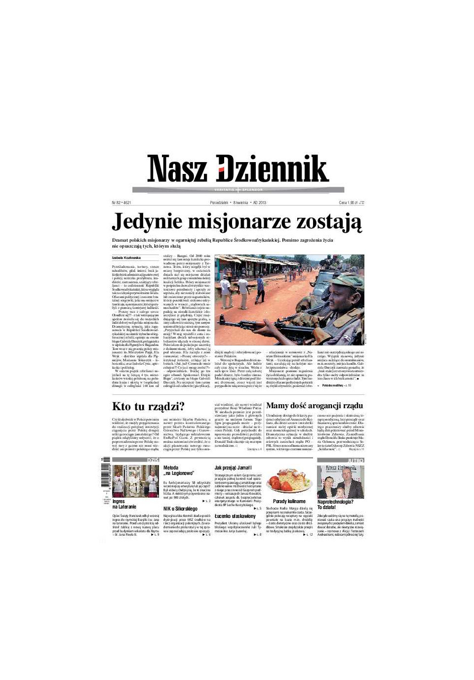 Nasz Dziennik z dnia 08.04.2013 wydanie PDF