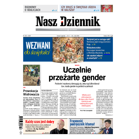 Nasz Dziennik z dnia 31.10.2018 wydanie PDF