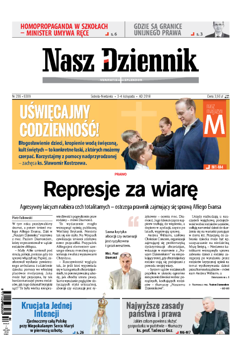 Nasz Dziennik z dnia 03.11.2018 wydanie PDF