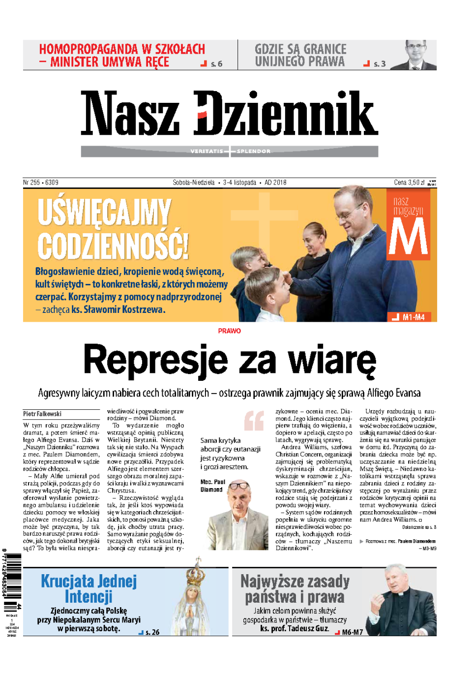 Nasz Dziennik z dnia 03.11.2018 wydanie PDF