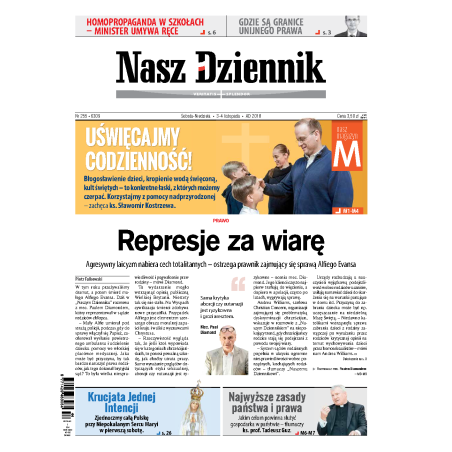 Nasz Dziennik z dnia 03.11.2018 wydanie PDF