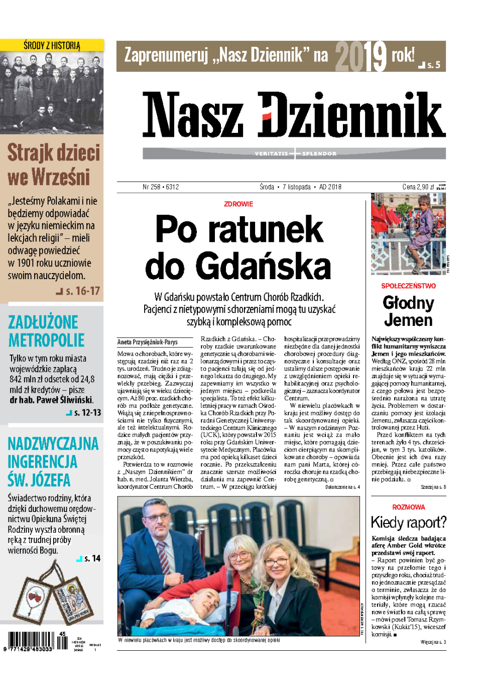 Nasz Dziennik z dnia 07.11.2018 wydanie PDF