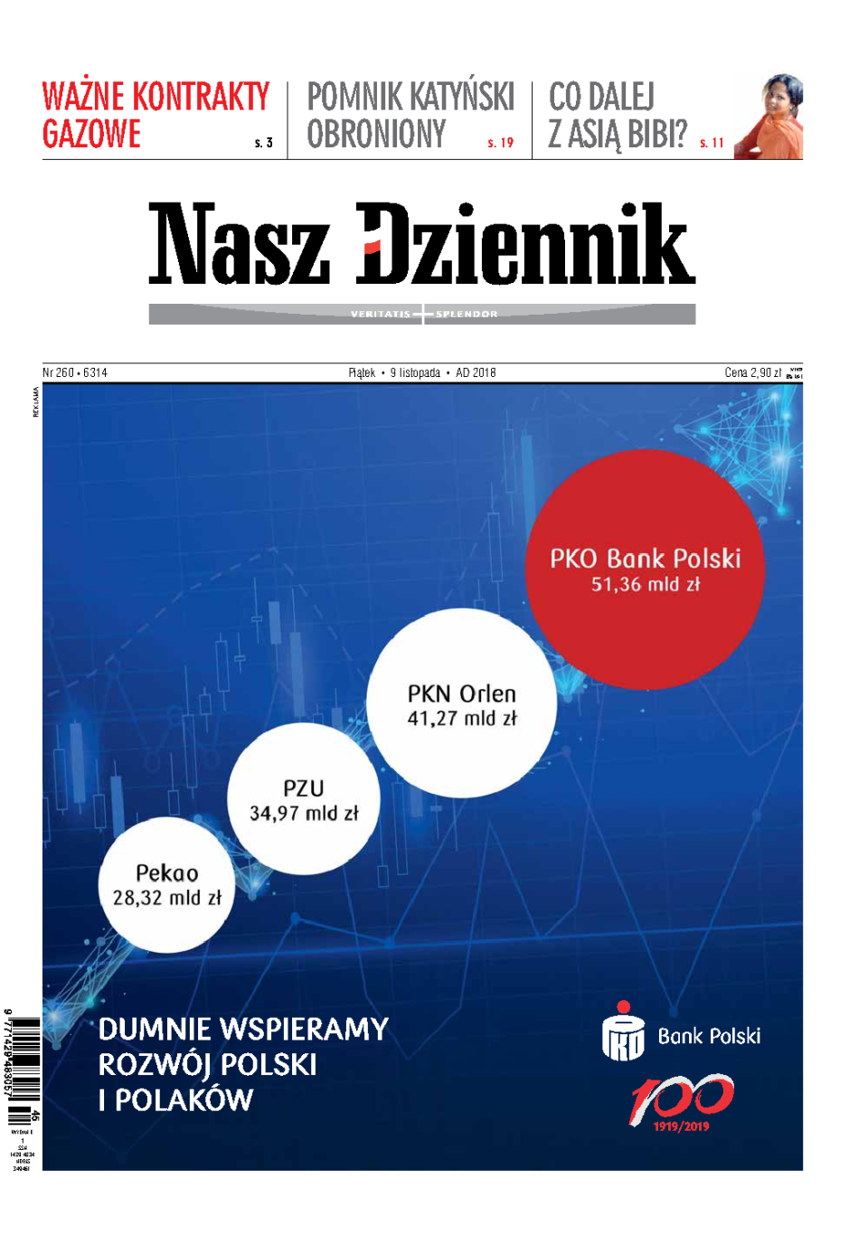 Nasz Dziennik z dnia 09.11.2018 wydanie PDF