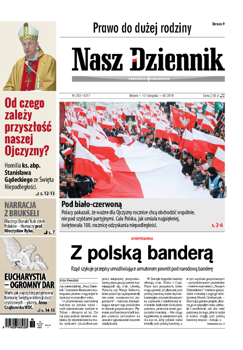 Nasz Dziennik z dnia 13.11.2018 wydanie PDF