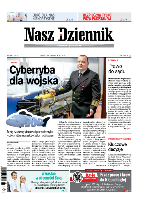 Nasz Dziennik z dnia 14.11.2018 wydanie PDF