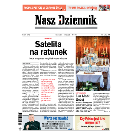 Nasz Dziennik z dnia 19.11.2018 wydanie PDF