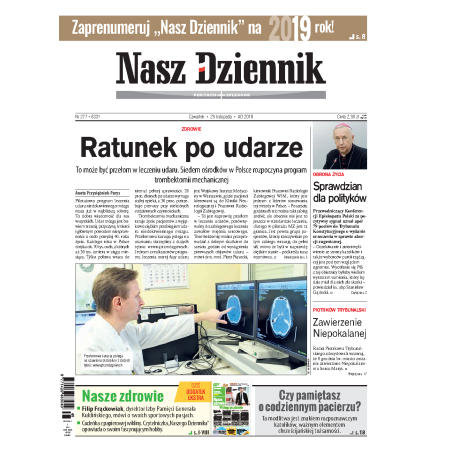 Nasz Dziennik z dnia 29.11.2018 wydanie PDF