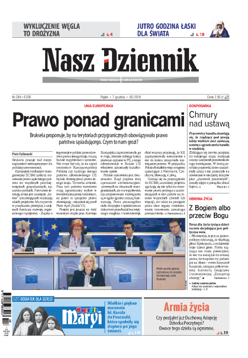 Nasz Dziennik z dnia 07.12.2018 wydanie PDF