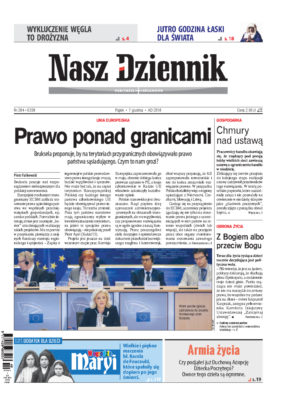Nasz Dziennik z dnia 07.12.2018 wydanie PDF
