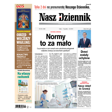 Nasz Dziennik z dnia 19.12.2018 wydanie PDF
