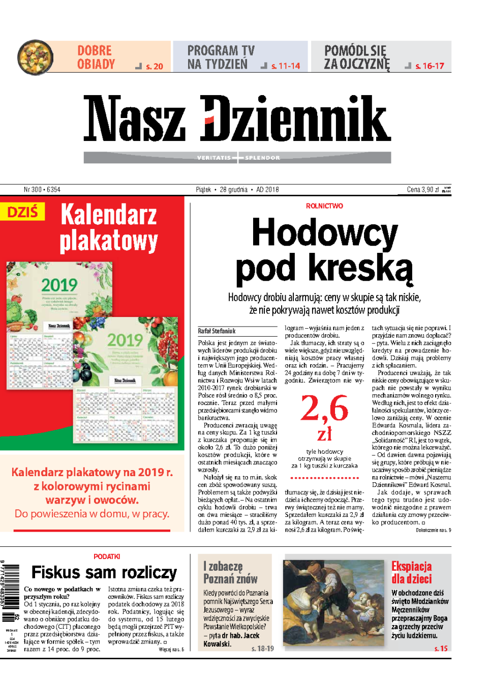 Nasz Dziennik z dnia 28.12.2018 wydanie PDF