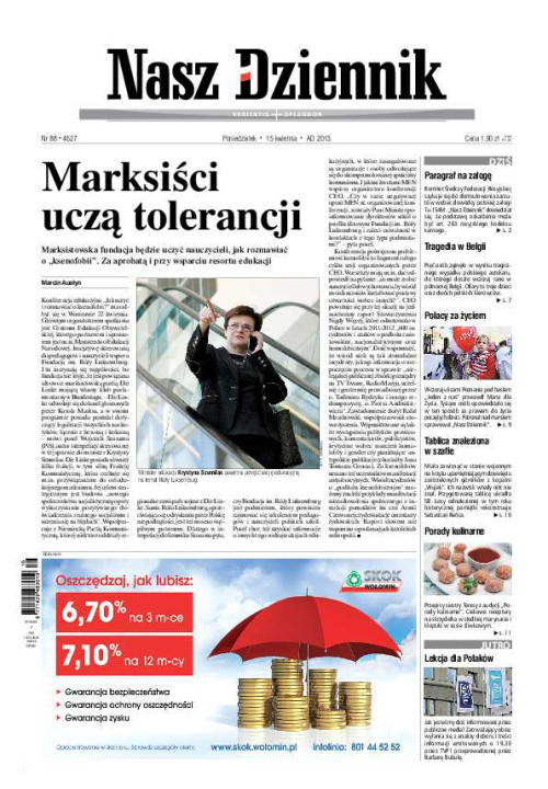 Nasz Dziennik z dnia 15.04.2013 wydanie PDF