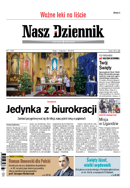 Nasz Dziennik z dnia 02.01.2019 wydanie PDF