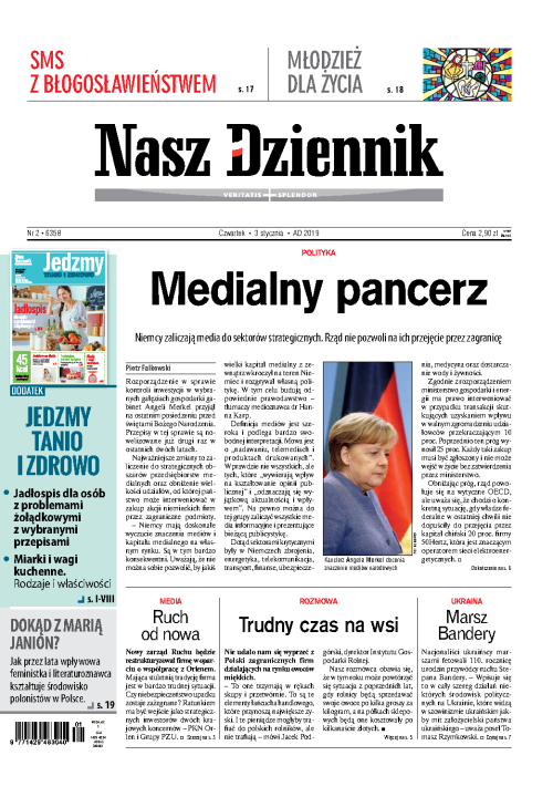 Nasz Dziennik z dnia 03.01.2019 wydanie PDF