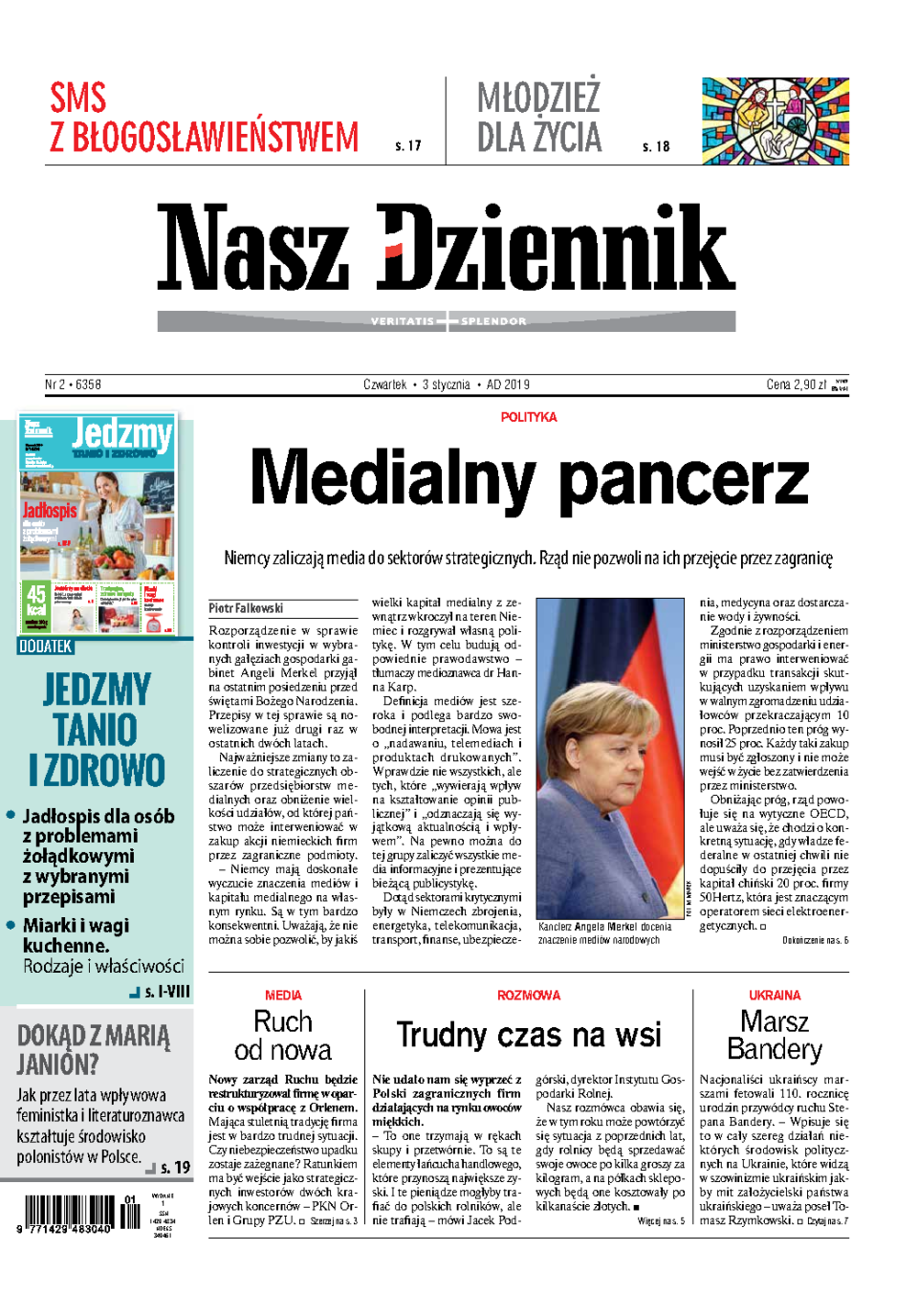 Nasz Dziennik z dnia 03.01.2019 wydanie PDF