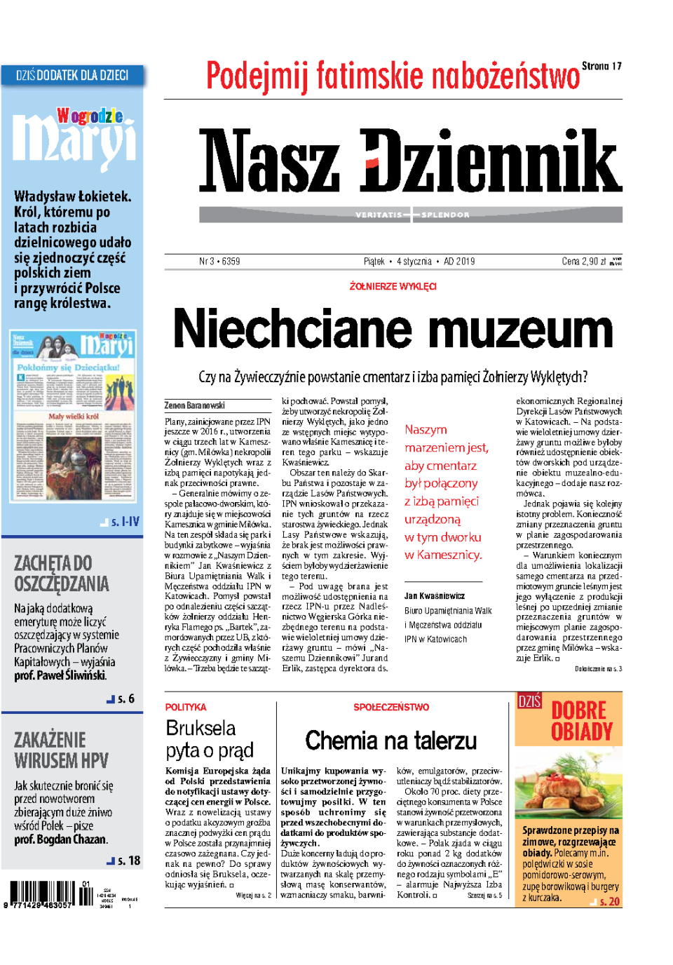 Nasz Dziennik z dnia 04.01.2019 wydanie PDF
