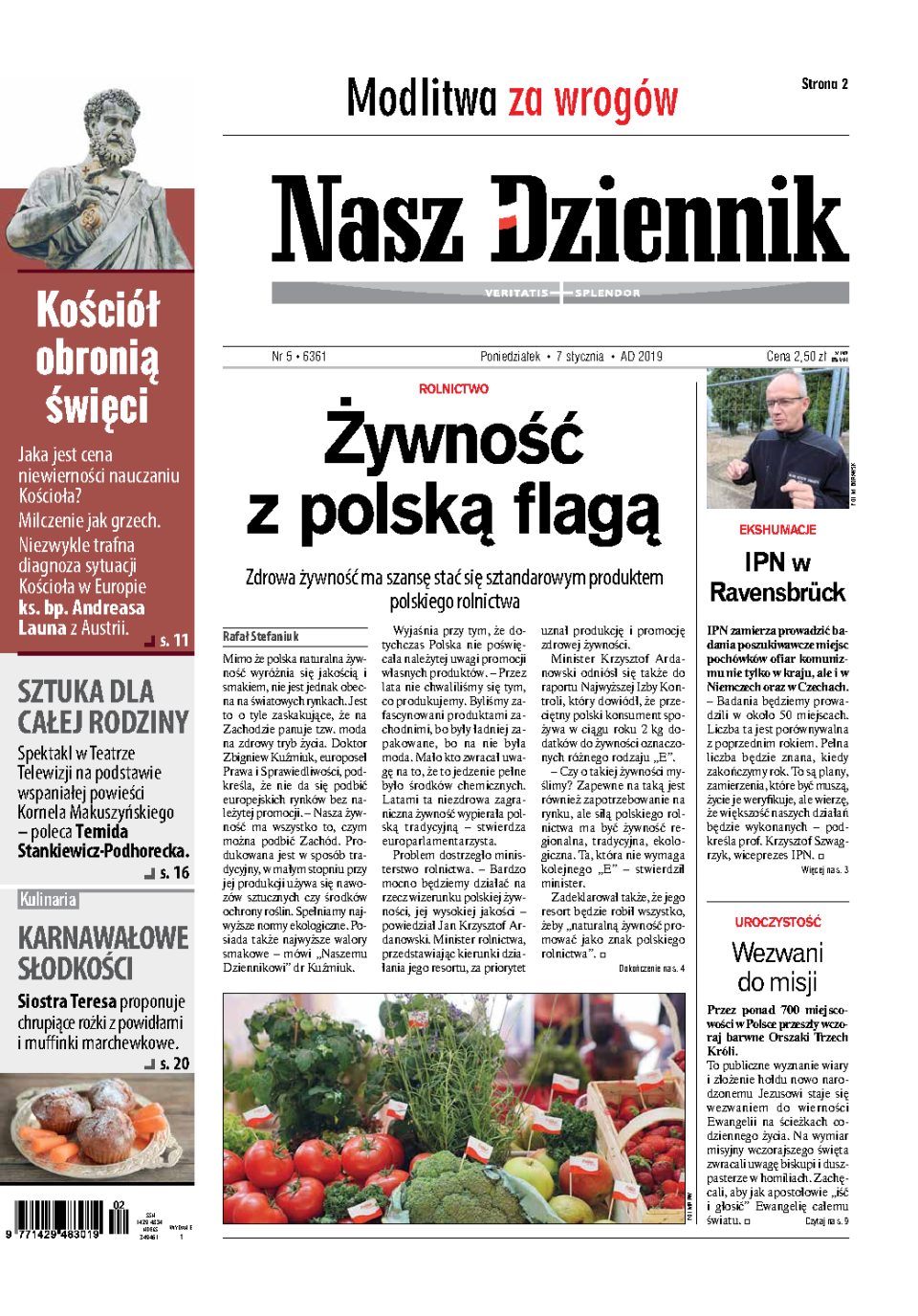 Nasz Dziennik z dnia 07.01.2019 wydanie PDF