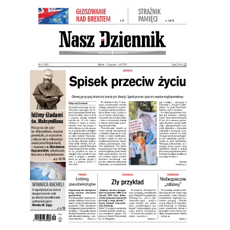 Nasz Dziennik z dnia 08.01.2019 wydanie PDF