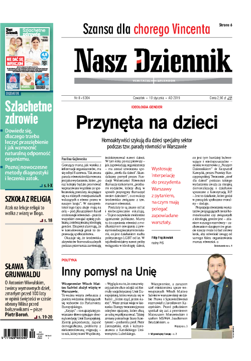 Nasz Dziennik z dnia 10.01.2019 wydanie PDF