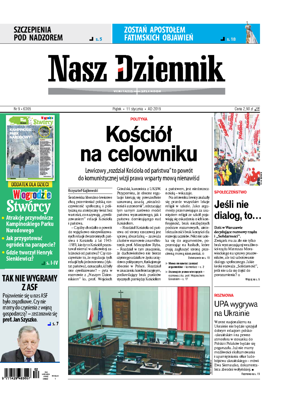 Nasz Dziennik z dnia 11.01.2019 wydanie PDF