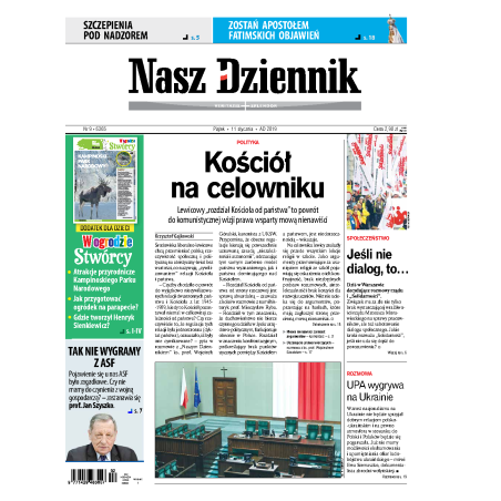 Nasz Dziennik z dnia 11.01.2019 wydanie PDF