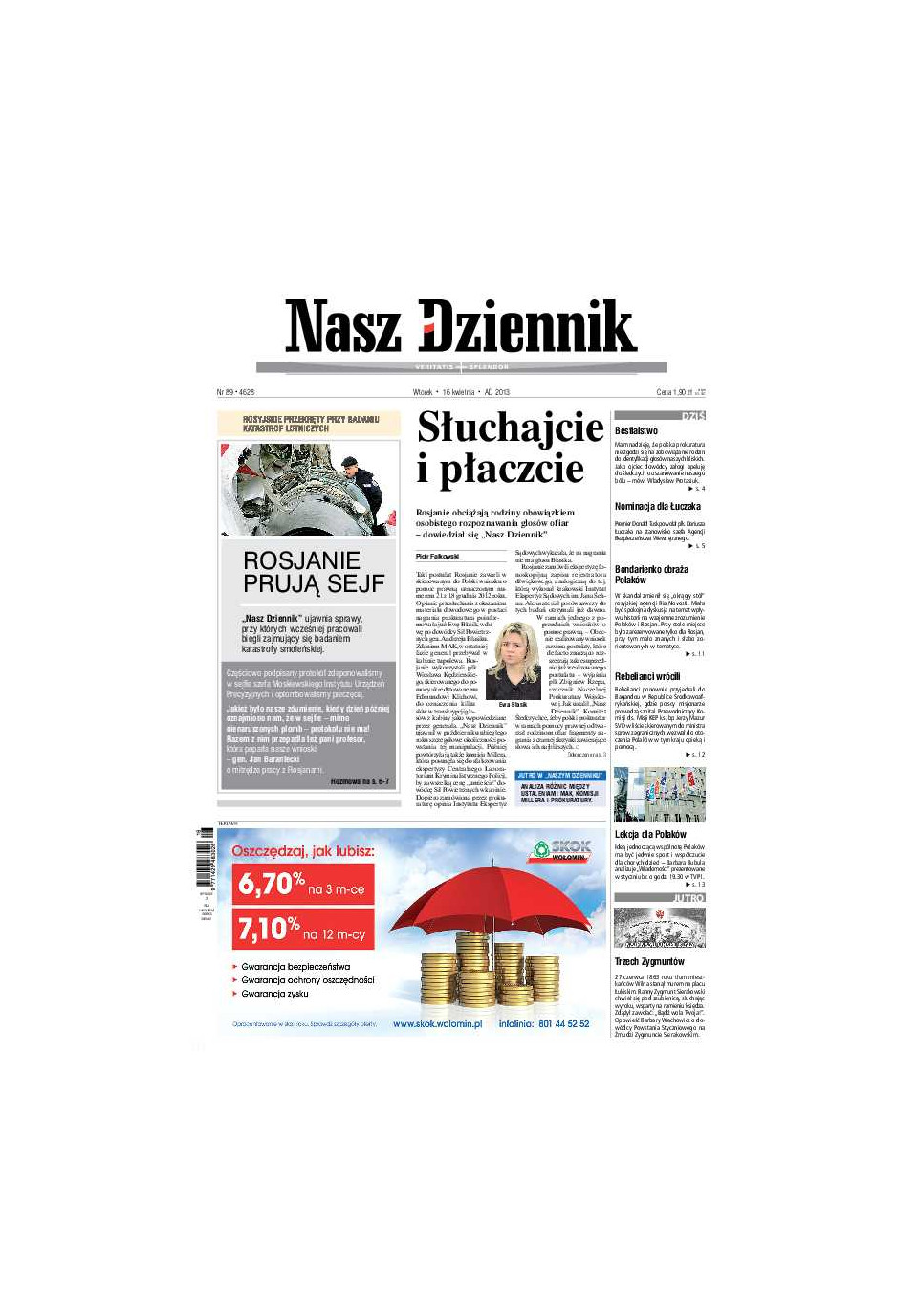 Nasz Dziennik z dnia 16.04.2013 wydanie PDF