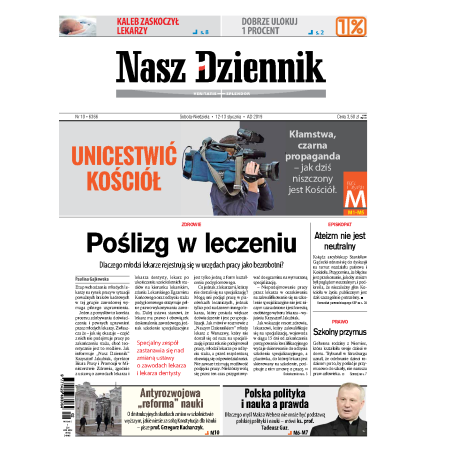 Nasz Dziennik z dnia 12.01.2019 wydanie PDF