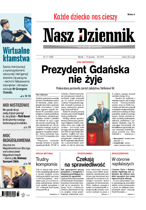 Nasz Dziennik z dnia 15.01.2019 wydanie PDF