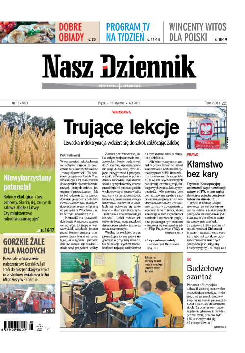 Nasz Dziennik z dnia 18.01.2019 wydanie PDF
