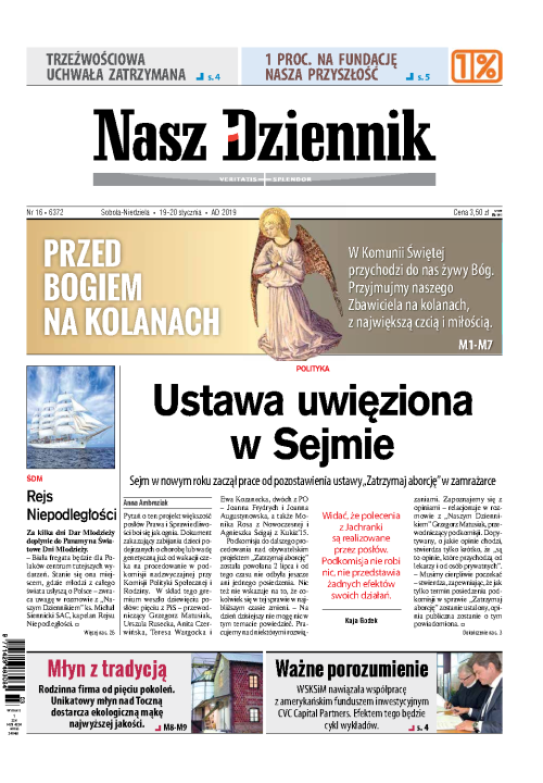 Nasz Dziennik z dnia 19.01.2019 wydanie PDF