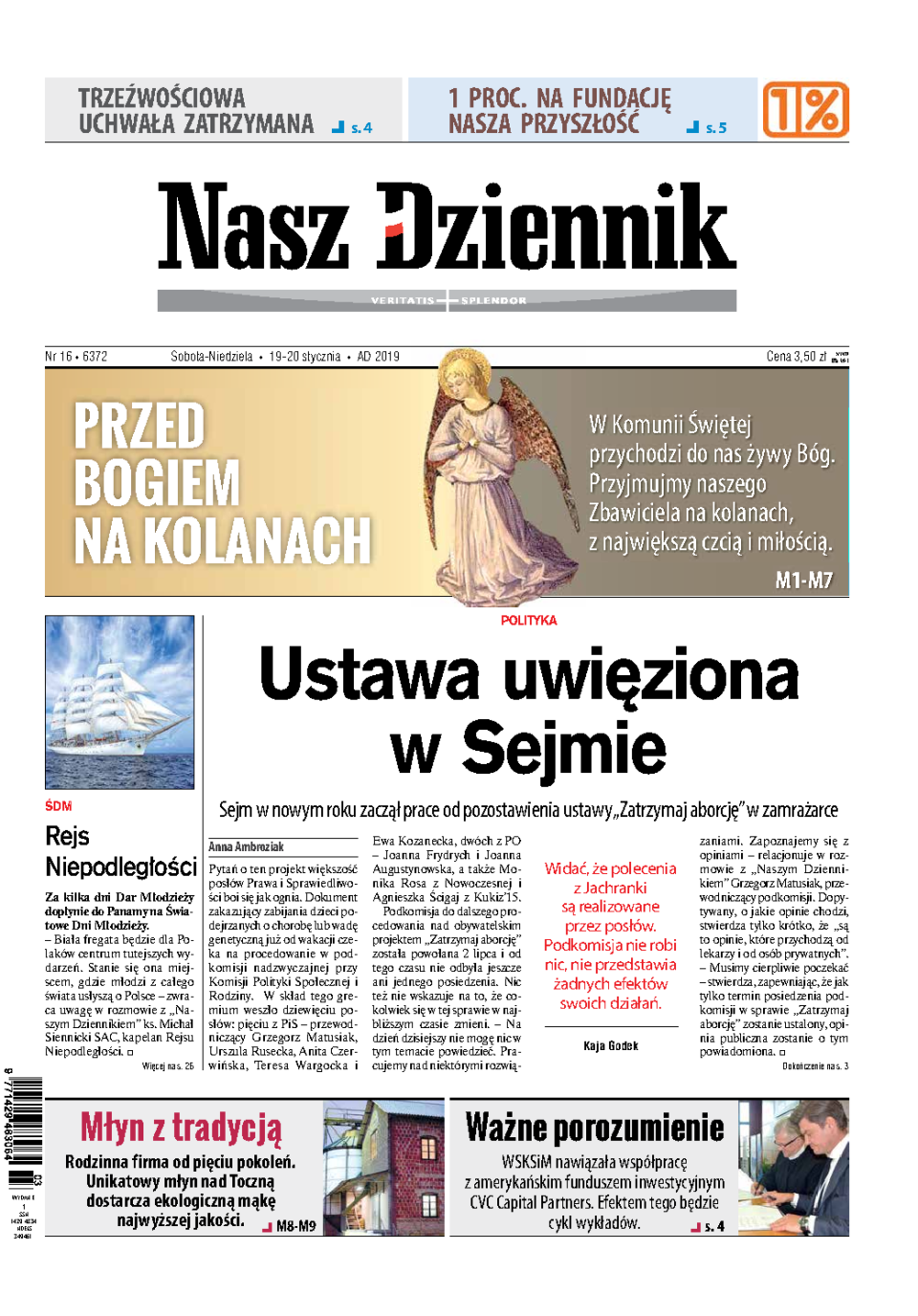 Nasz Dziennik z dnia 19.01.2019 wydanie PDF