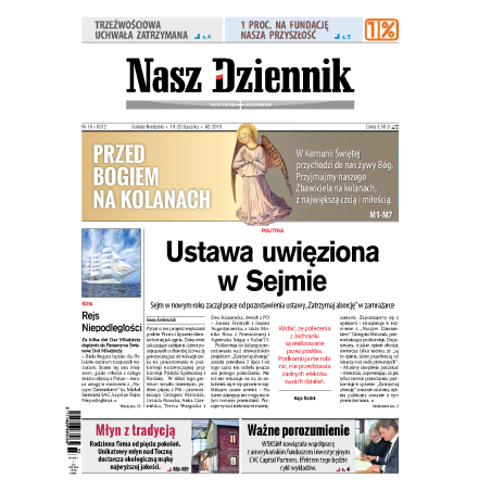 Nasz Dziennik z dnia 19.01.2019 wydanie PDF