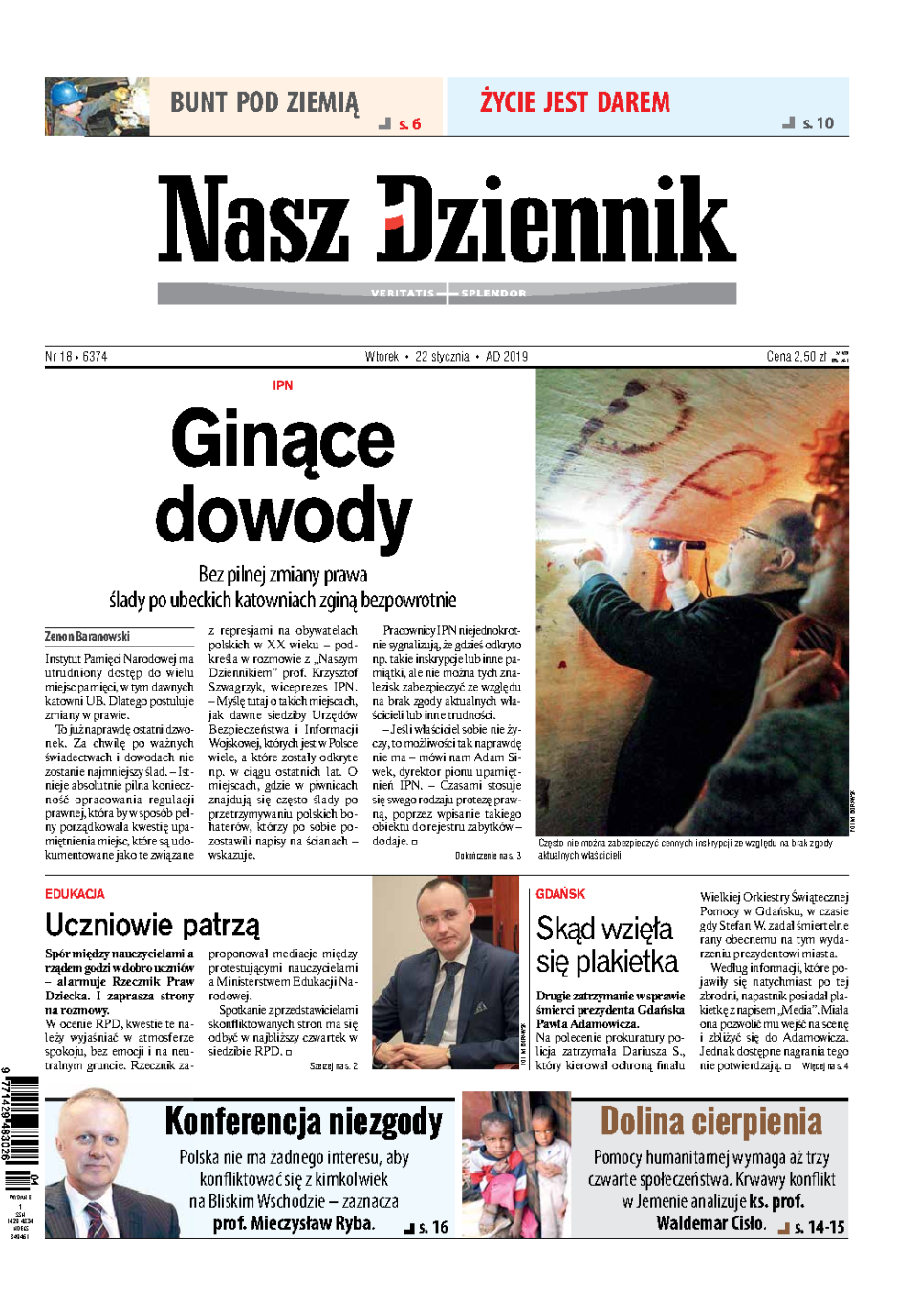 Nasz Dziennik z dnia 22.01.2019 wydanie PDF