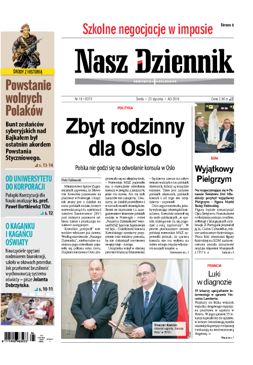 Nasz Dziennik z dnia 23.01.2019 wydanie PDF
