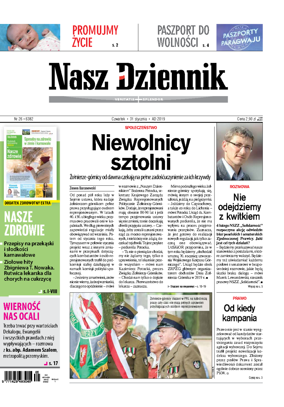 Nasz Dziennik z dnia 31.01.2019 wydanie PDF