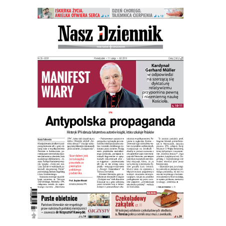 Nasz Dziennik z dnia 11.02.2019 wydanie PDF