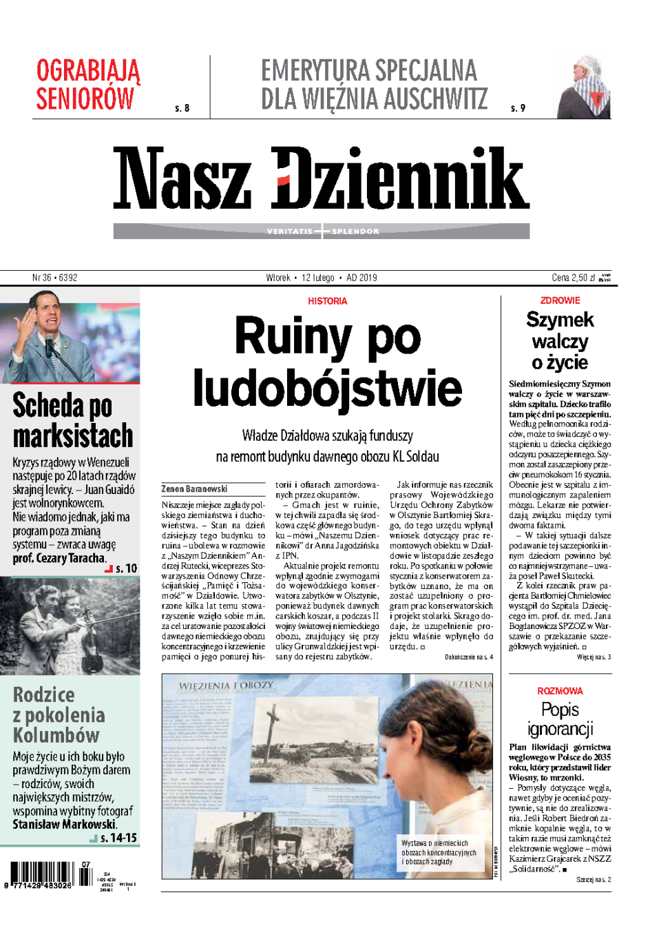 Nasz Dziennik z dnia 12.02.2019 wydanie PDF