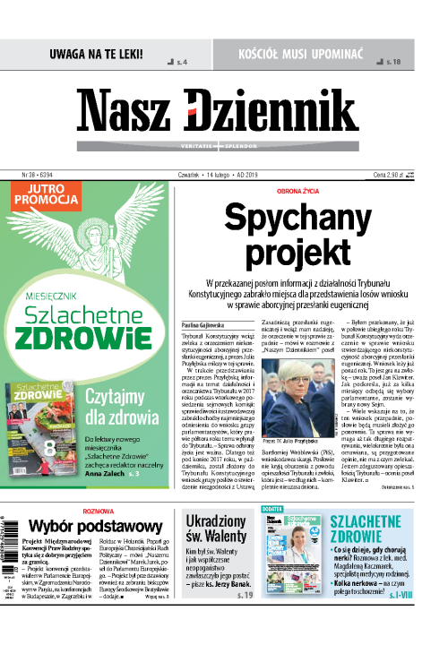 Nasz Dziennik z dnia 14.02.2019 wydanie PDF